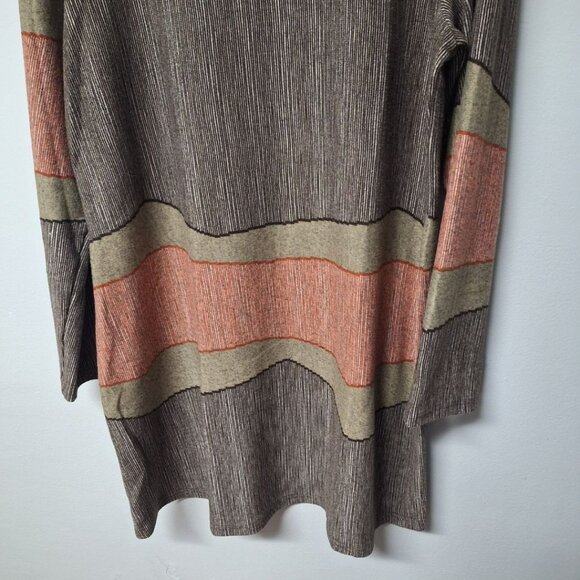 Papillon Dress Long Sleeve‎ Broen Midi Scoop Neck Womens XXL Fall - Picture 7 of 8